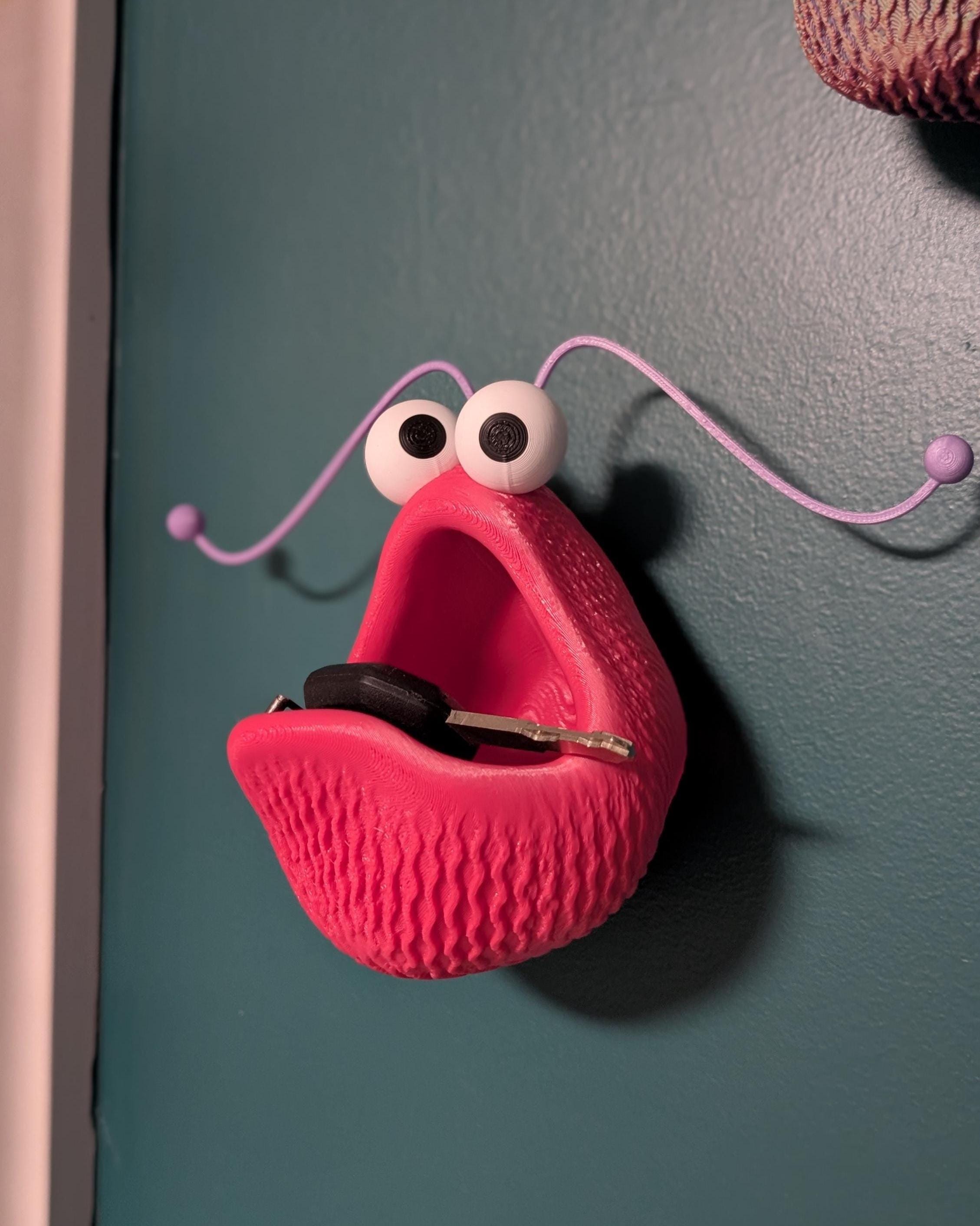 Yip Yip Martian Bowl, Wall Mounted, Alien Decor for Desk, 80s Nostalgic Gift, Muppet Decor