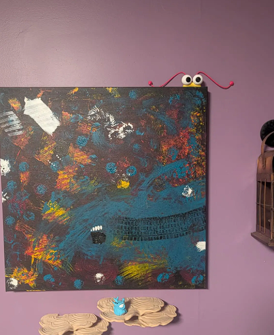 Funny Martian Eyes Plant Decor, Silly Plant Buddy, Quirky Plant Shelf Decor