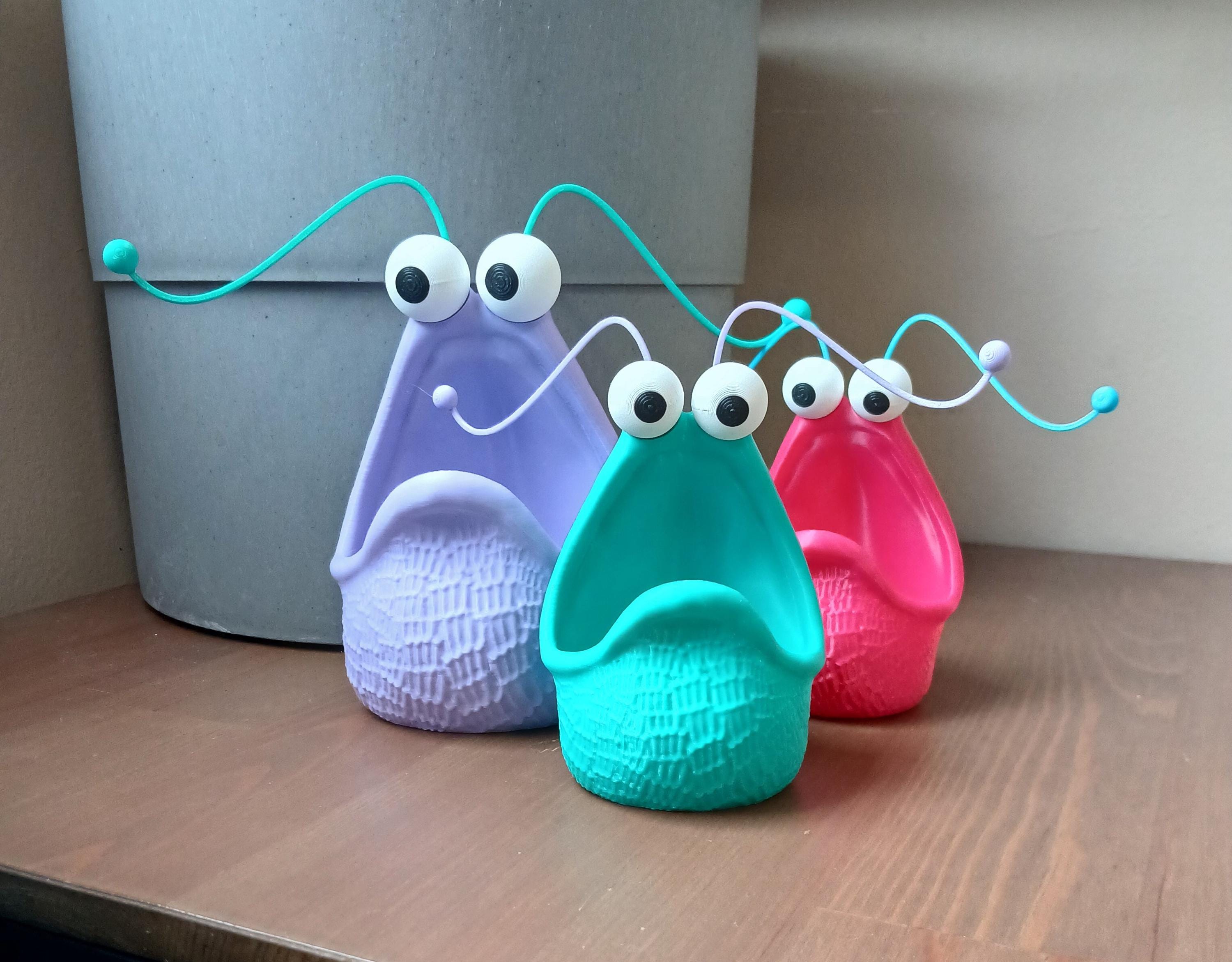 Yip Yip Martian - Weird Alien Bowl Planter, Funny Desk Organizer, Quirky Succulent Holder, Unique Home Decor Gift