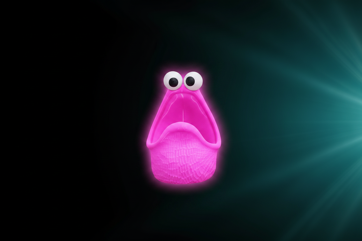 A martian yip yip, with a glowing shadow.